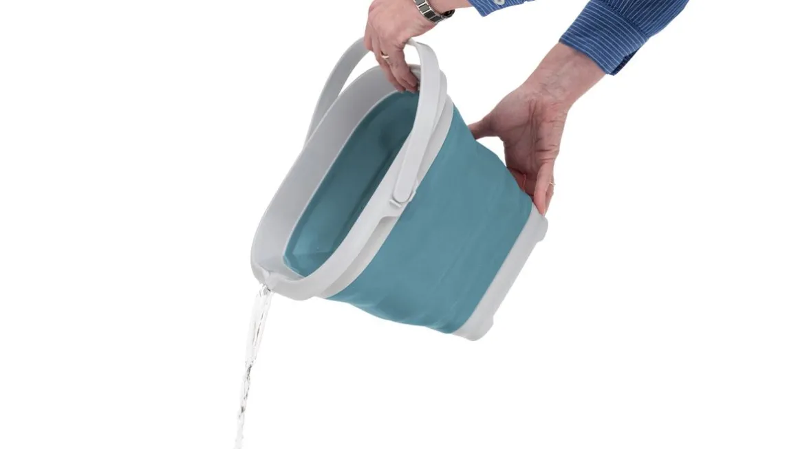 Collaps Bucket Square med låg Classic Blue