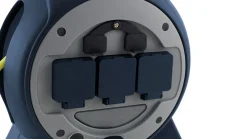 Mensa 3-vejs Kabeltromle med USB/lys